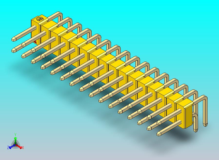 DS1022彩色排针 黄色 2x16引脚 100mil 类型D 版本1.0.zip
