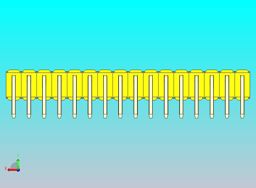 DS1022彩色排针 黄色 2x16引脚 100mil 类型D 版本1.0.zip