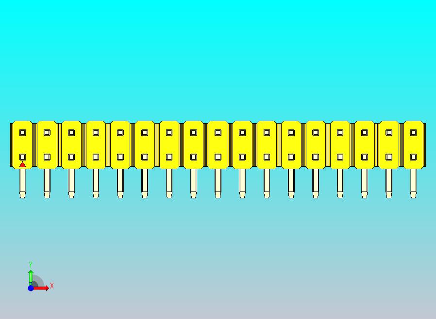 DS1022彩色排针 黄色 2x17p 100mil 类型D 版本1.0.zip