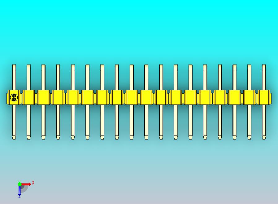 DS1022彩色排针 黄色 2x18引脚 100mil 类型D 版本1.0.zip