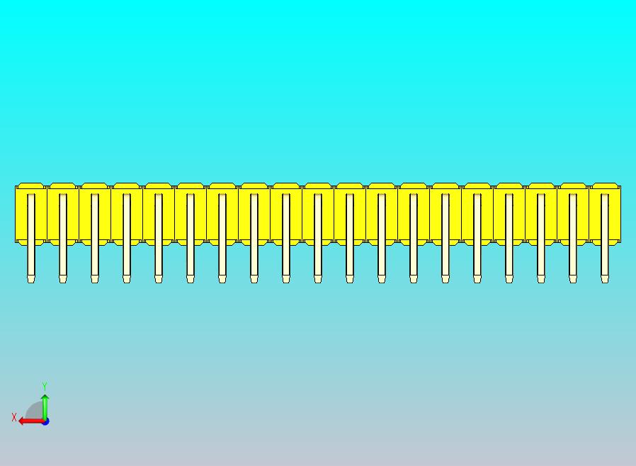 DS1022彩色排针 黄色 2x19p 100mil 类型D 版本1.0.zip
