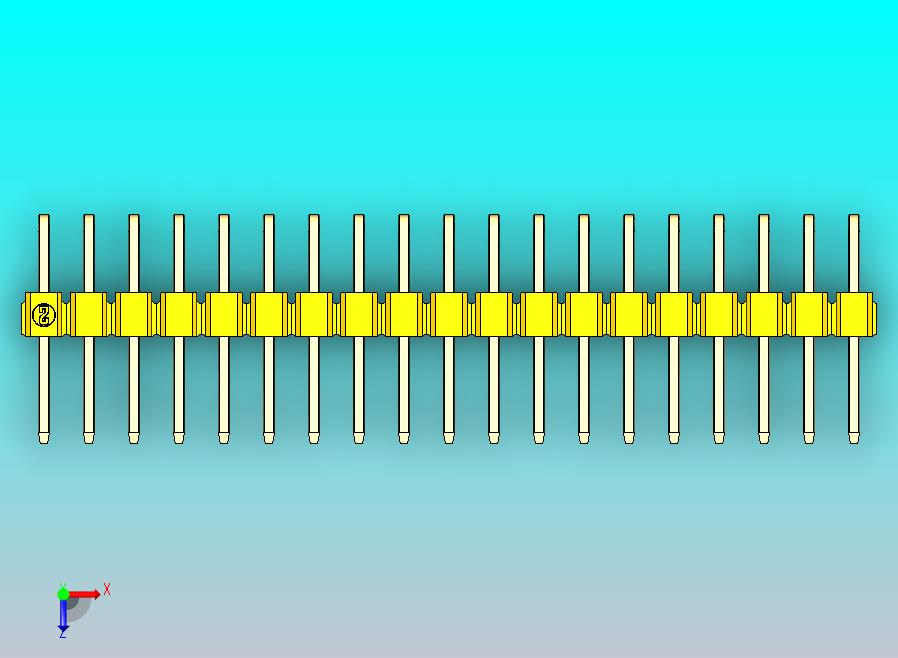 DS1022彩色排针 黄色 2x19p 100mil 类型D 版本1.0.zip