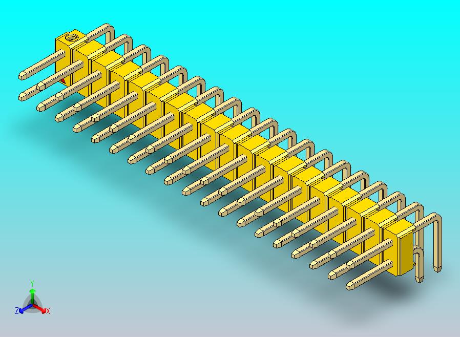 DS1022彩色排针 黄色 2x19p 100mil 类型D 版本1.0.zip
