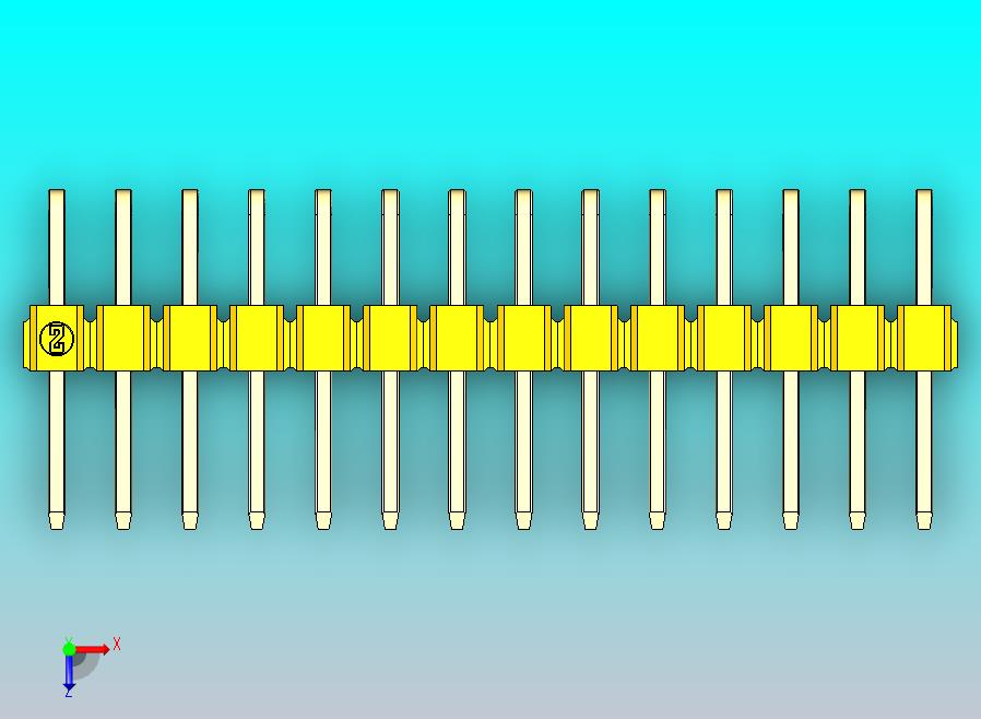 DS1022彩色排针 黄色 2x14引脚 100密耳 TypeD 版本1.0.zip