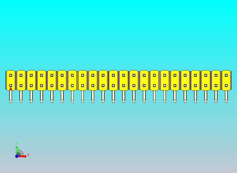 DS1022彩色排针 黄色 2x22p 100mil 类型D 版本1.0.zip