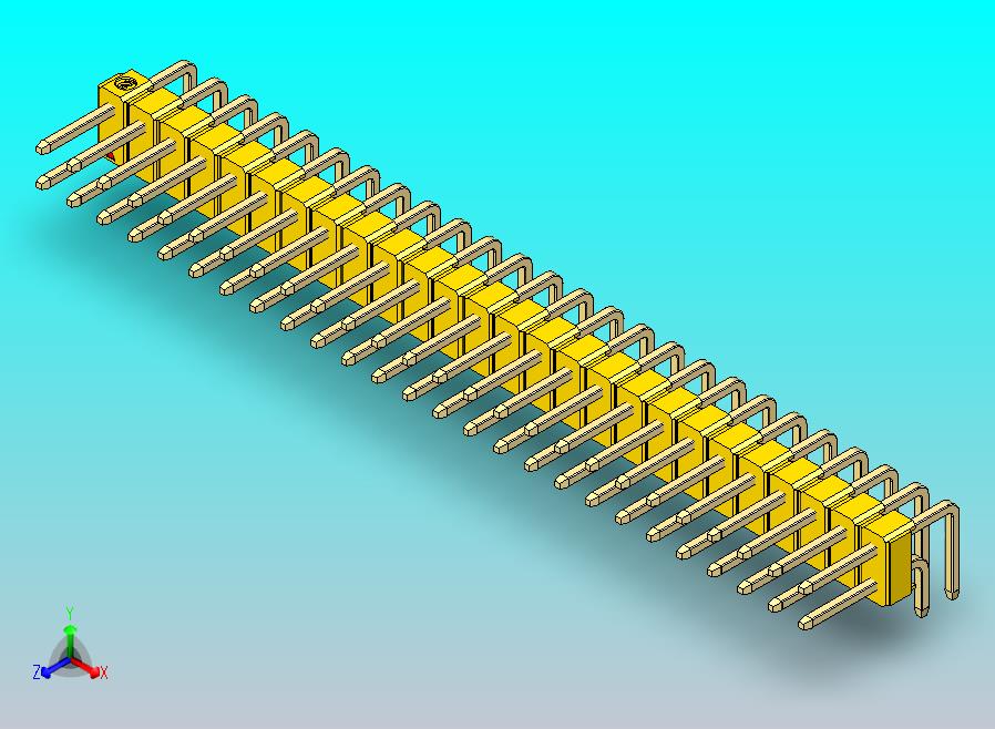 DS1022彩色排针 黄色 2x26p 100mil 类型D 版本1.0.zip