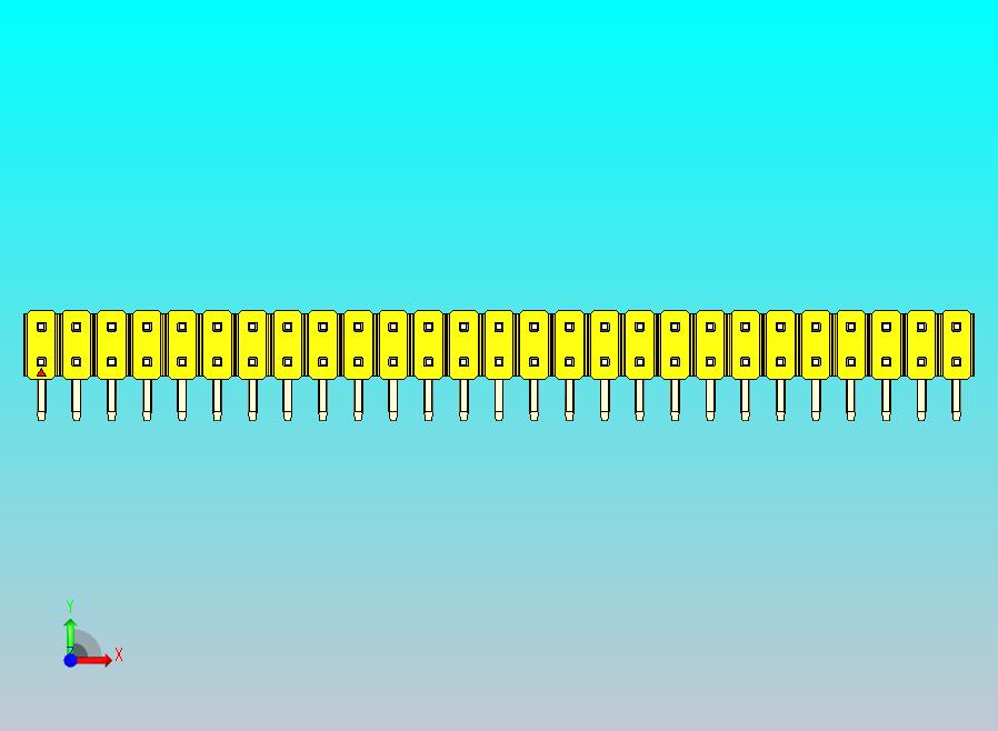 DS1022彩色排针 黄色 2x27p 100mil 类型D 版本1.0.zip