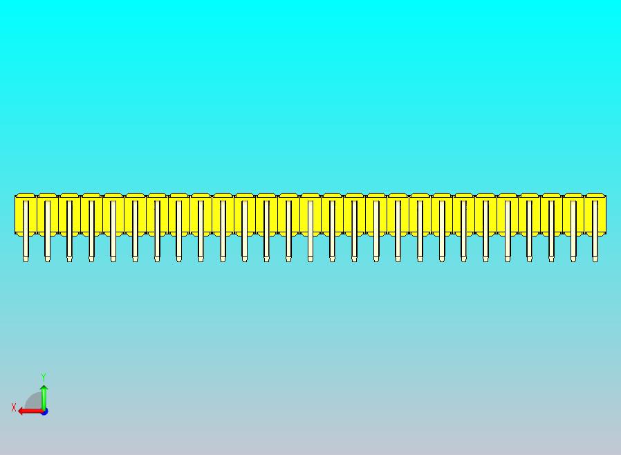 DS1022彩色排针 黄色 2x27p 100mil 类型D 版本1.0.zip