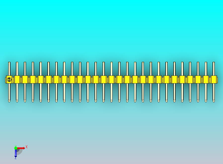 DS1022彩色排针 黄色 2x27p 100mil 类型D 版本1.0.zip