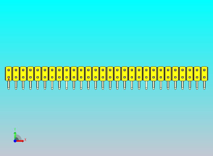 DS1022彩色排针 黄色 2x28p 100mil 类型D 版本1.0.zip