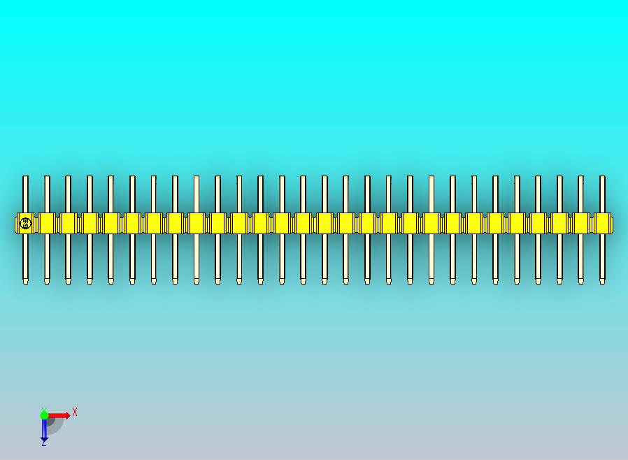 DS1022彩色排针 黄色 2x28p 100mil 类型D 版本1.0.zip