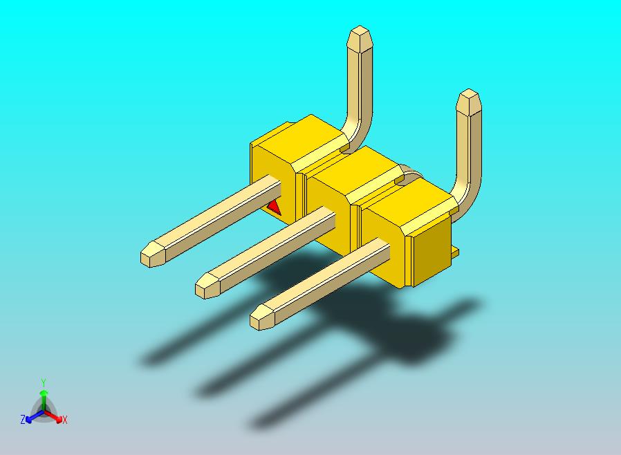 DS1022彩色排针 黄色 03p 100mil SMT 类型 R1 版本1.0.zip