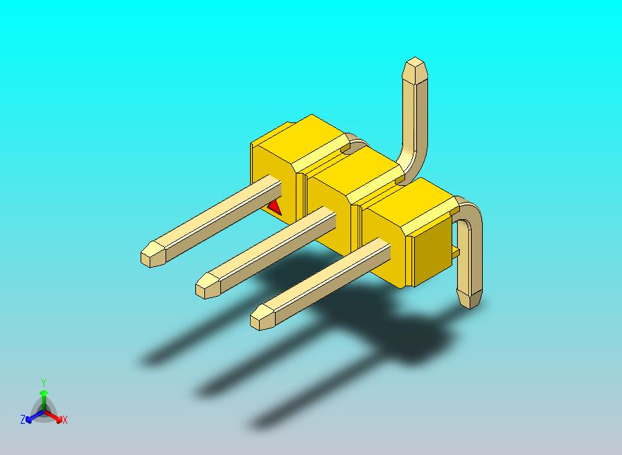 DS1022彩色排针 黄色 03p 100mil 类型 SMT R2 版本1.0.zip