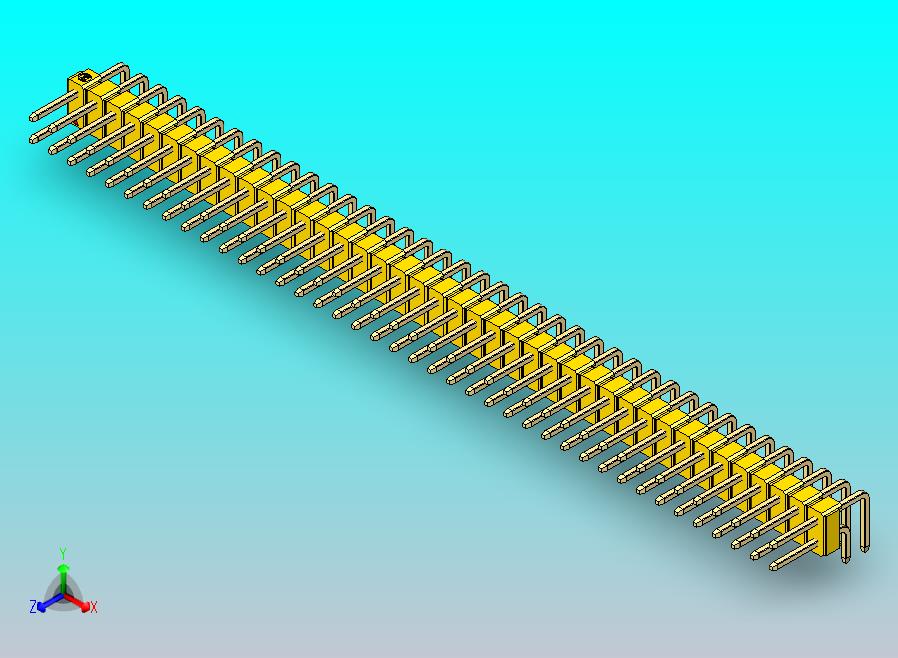 DS1022彩色排针 黄色 2x40p 100mil 类型D 版本1.0.zip