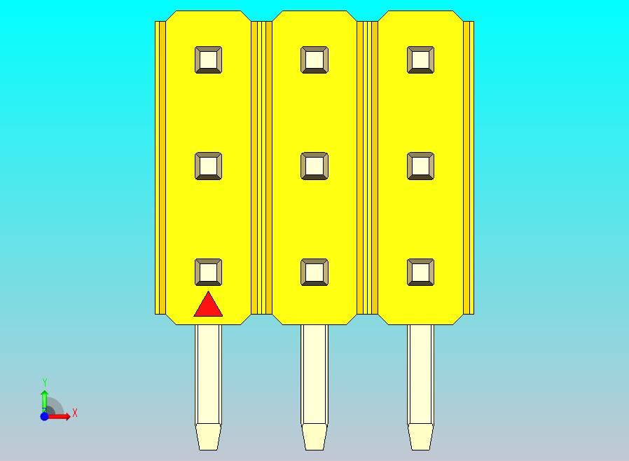 DS1022彩色排针 黄色 3x03p 100mil 类型D 版本1.0.zip