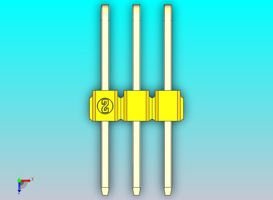 DS1022彩色排针 黄色 3x03p 100mil 类型D 版本1.0.zip
