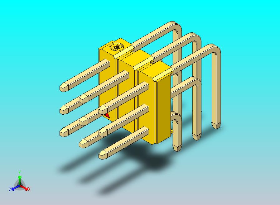 DS1022彩色排针 黄色 3x03p 100mil 类型D 版本1.0.zip