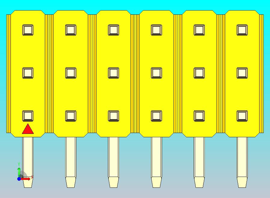 DS1022彩色排针 黄色 3x06p 100mil 类型D 版本1.0.zip