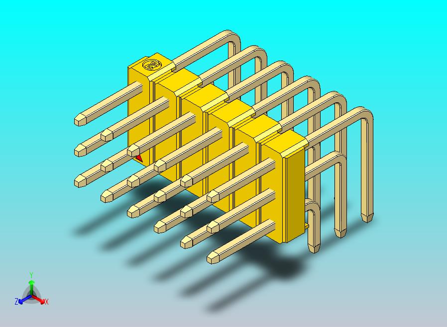 DS1022彩色排针 黄色 3x06p 100mil 类型D 版本1.0.zip