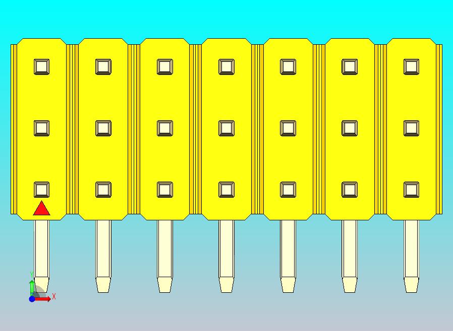 DS1022彩色排针 黄色 3x07p 100mil 类型D 版本1.0.zip