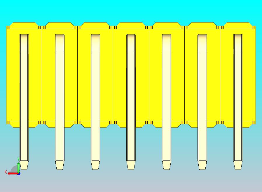 DS1022彩色排针 黄色 3x07p 100mil 类型D 版本1.0.zip
