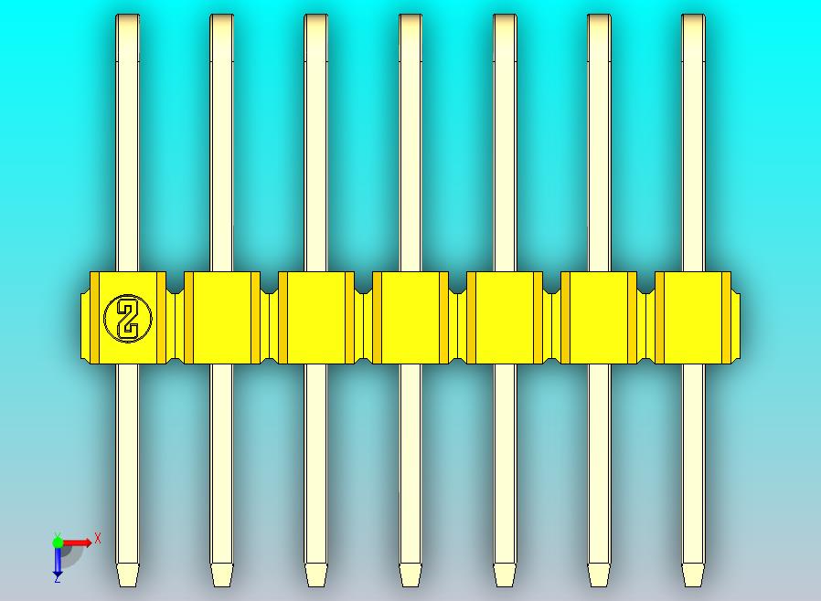 DS1022彩色排针 黄色 3x07p 100mil 类型D 版本1.0.zip