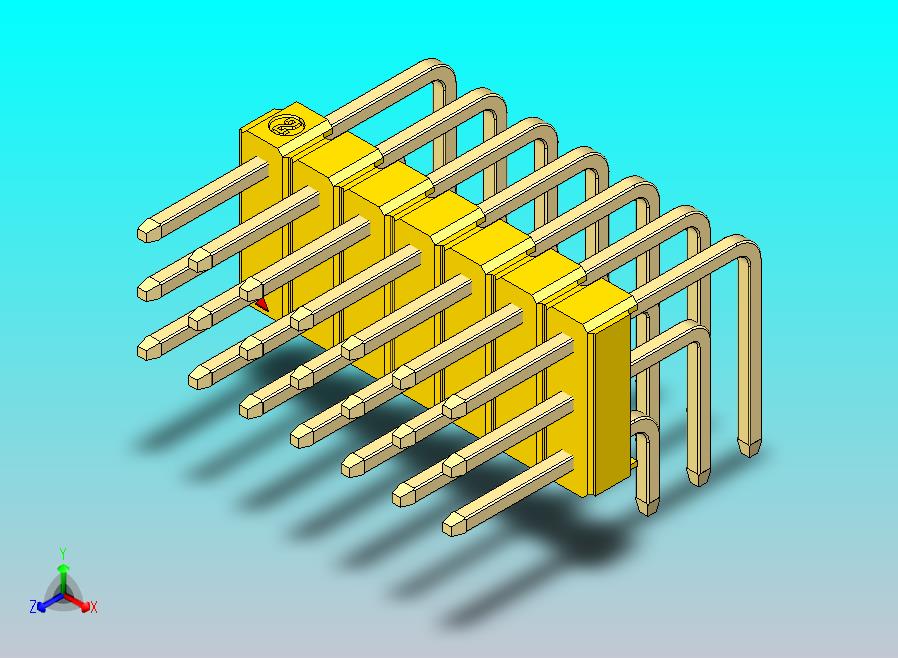 DS1022彩色排针 黄色 3x07p 100mil 类型D 版本1.0.zip