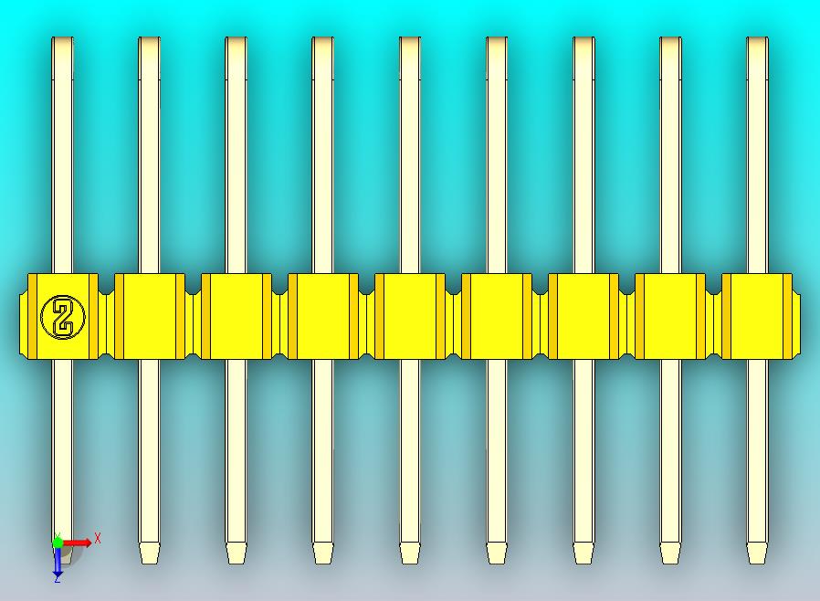 DS1022彩色排针 黄色 3x09p 100mil 类型D 版本1.0.zip