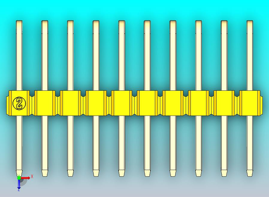 DS1022彩色排针 黄色 3x10p 100mil 类型D 版本1.0.zip