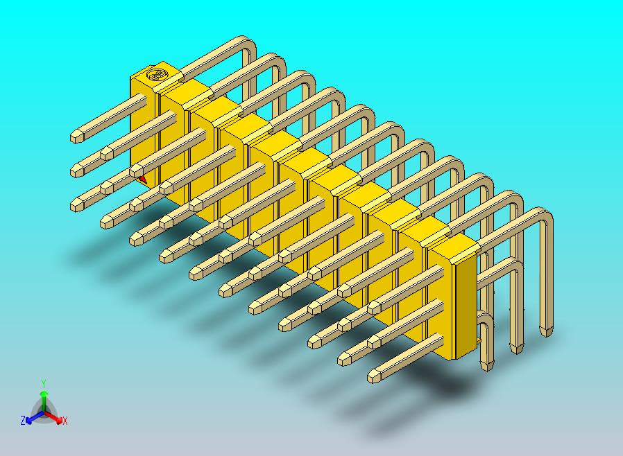 DS1022彩色排针 黄色 3x11p 100mil 类型D 版本1.0.zip