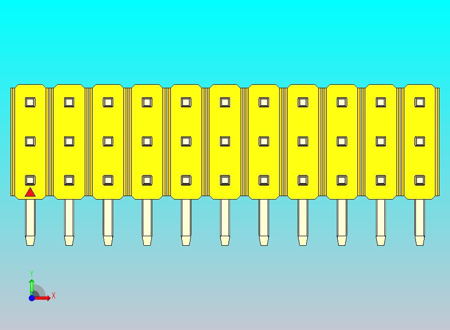DS1022彩色排针 黄色 3x11p 100mil 类型D 版本1.0.zip