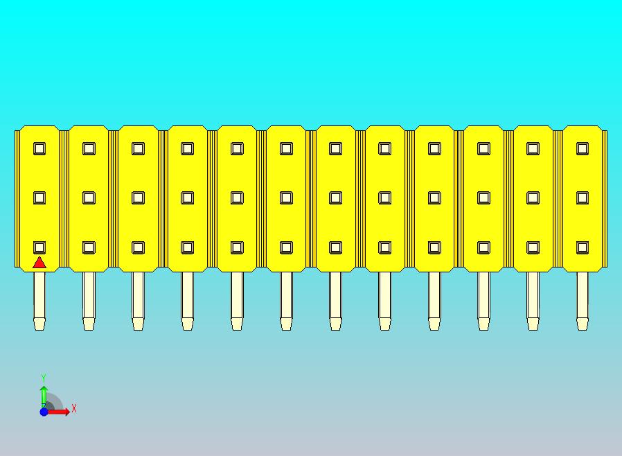 DS1022彩色排针 黄色 3x12p 100mil 类型D 版本1.0.zip
