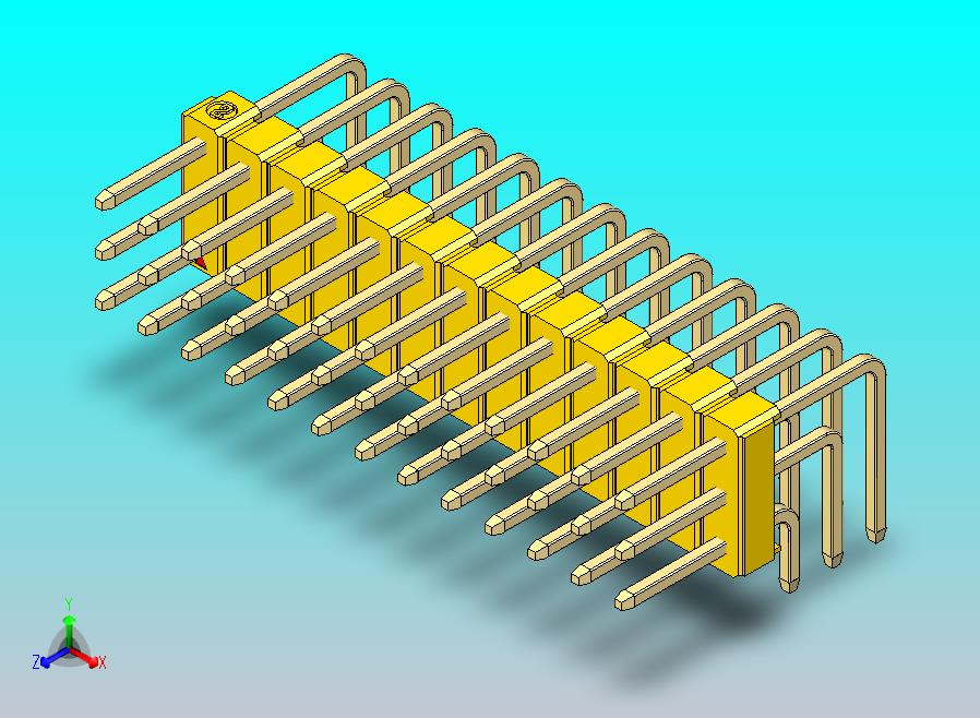 DS1022彩色排针 黄色 3x13p 100mil 类型D 版本1.0.zip