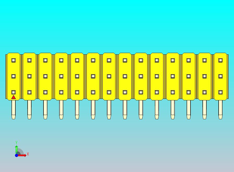 DS1022彩色排针 黄色 3x14p 100mil 类型D 版本1.0.zip