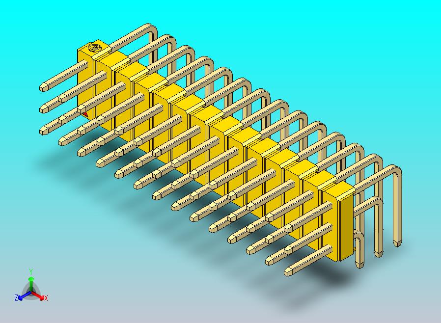 DS1022彩色排针 黄色 3x14p 100mil 类型D 版本1.0.zip