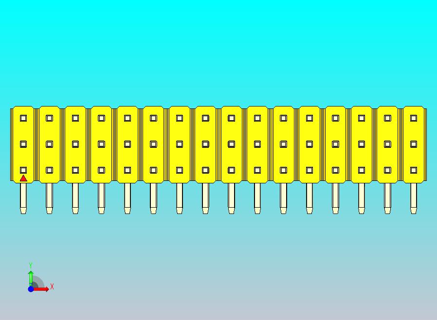 DS1022彩色排针 黄色 3x16P 100mil 类型D 版本1.0.zip