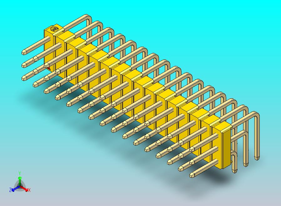 DS1022彩色排针 黄色 3x16P 100mil 类型D 版本1.0.zip