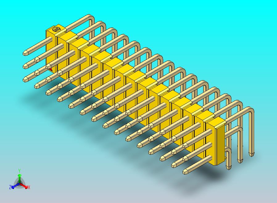 DS1022彩色排针 黄色 3x15p 100mil 类型D 版本1.0.zip
