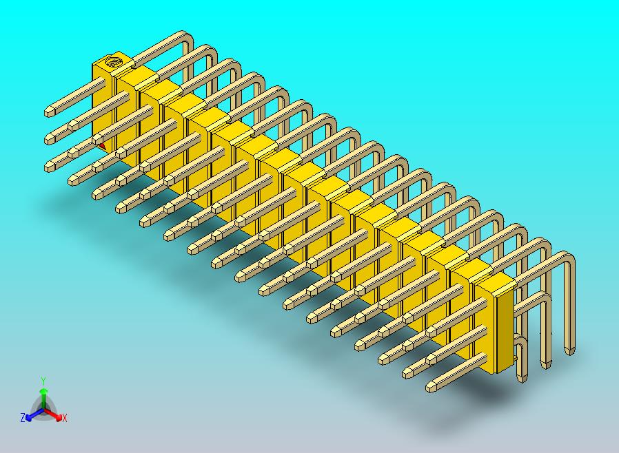 DS1022彩色排针 黄色 3x17p 100mil 类型D 版本1.0.zip