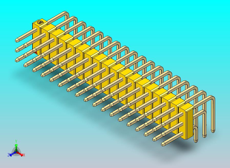 DS1022彩色排针 黄色 3x18p 100mil 类型D 版本1.0.zip