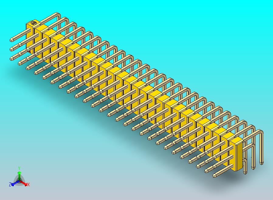 DS1022彩色排针 黄色 3x26p 100mil 类型D 版本1.0.zip