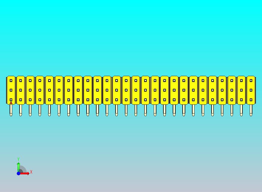 DS1022彩色排针 黄色 3x26p 100mil 类型D 版本1.0.zip