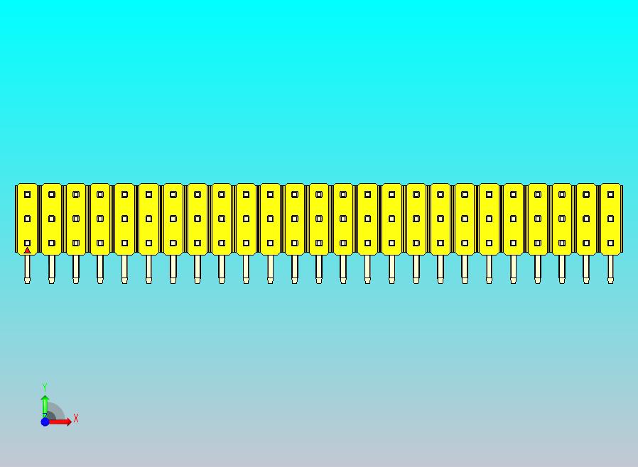 DS1022彩色排针 黄色 3x25p 100mil 类型D 版本1.0.zip