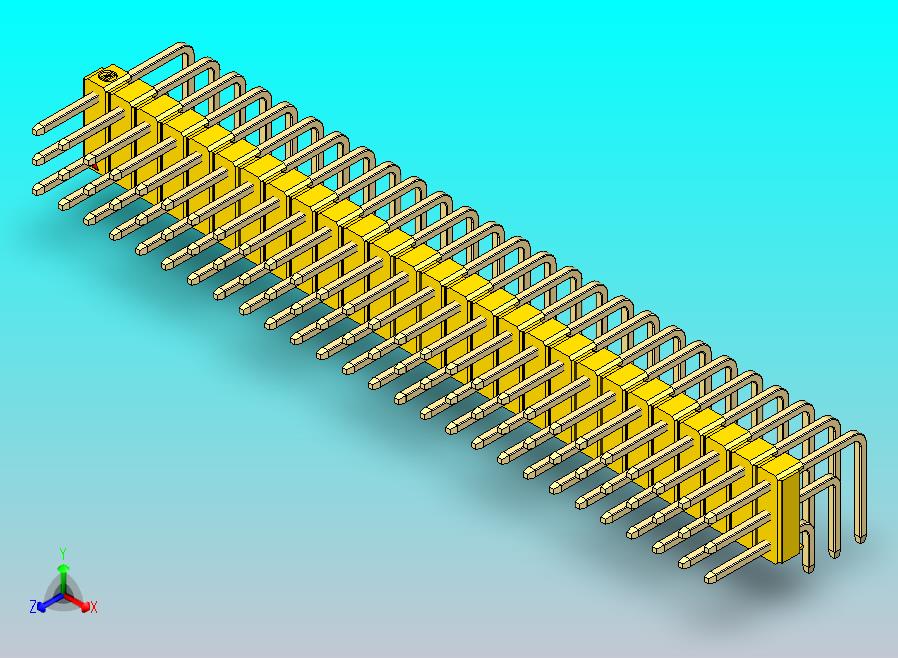 DS1022彩色排针 黄色 3x27p 100mil 类型D 版本1.0.zip