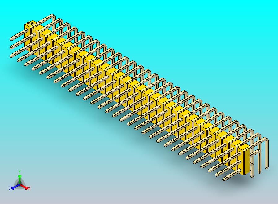 DS1022彩色排针 黄色 3x30p 100mil 类型D 版本1.0.zip