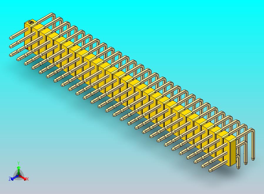 DS1022彩色排针 黄色 3x28p 100mil 类型D 版本1.0.zip