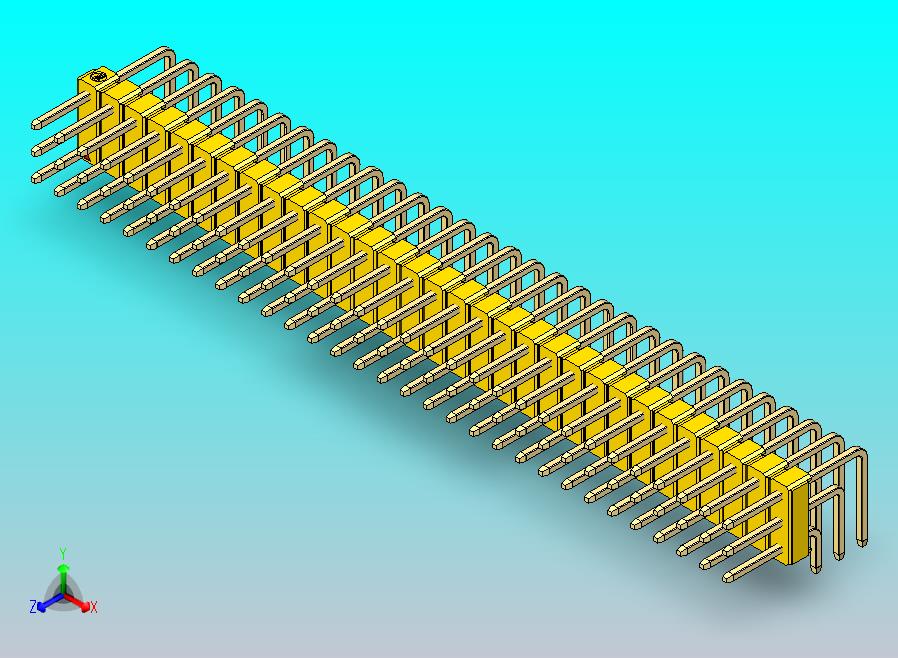 DS1022彩色排针 黄色 3x31p 100mil 类型D 版本1.0.zip