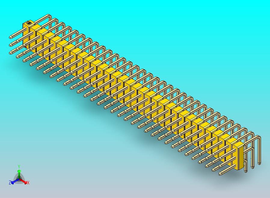 DS1022彩色排针 黄色 3x32p 100mil 类型D 版本1.0.zip
