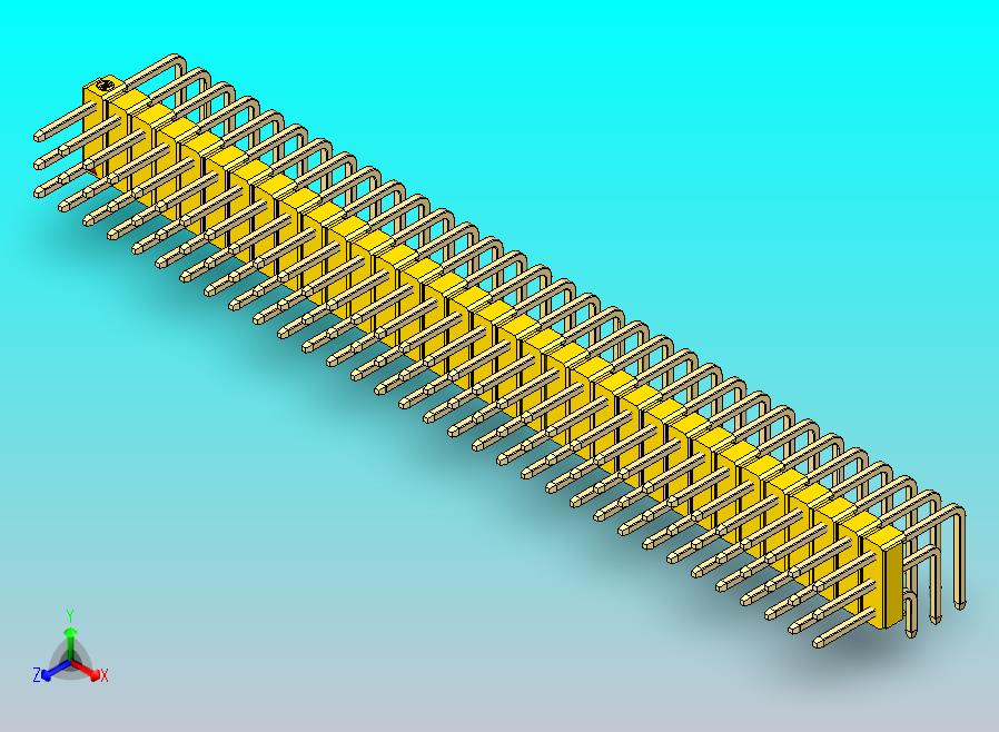 DS1022彩色排针 黄色 3x33p 100mil 类型D 版本1.0.zip