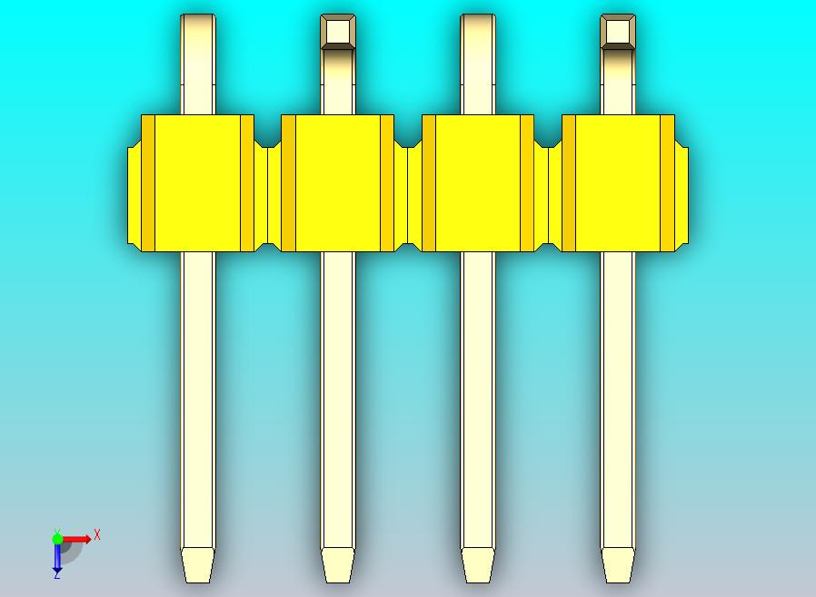 DS1022彩色排针 黄色 04P 100mil 类型 SMT R2 版本1.0.zip